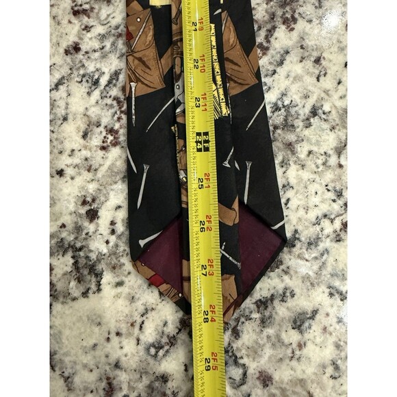 Home Improvement Vintage Polyester Necktie Made In USA Of Imported Fabric - Picture 6 of 6